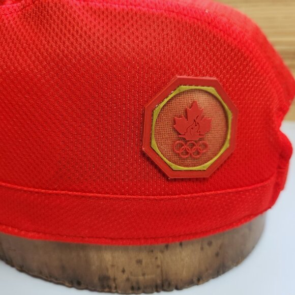 Canada Olympics Hat Cap Red Unisex Adult Rare Hook & Loop Hudson's Bay CO. - Picture 7 of 9